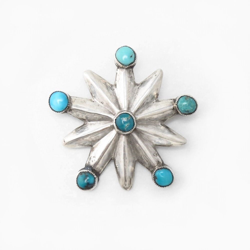 【UITA17/Hubbell T.P.】Hollow Form Burst Star Pin w/TQ c.1940~